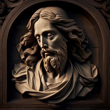 3D model st jesus (STL)